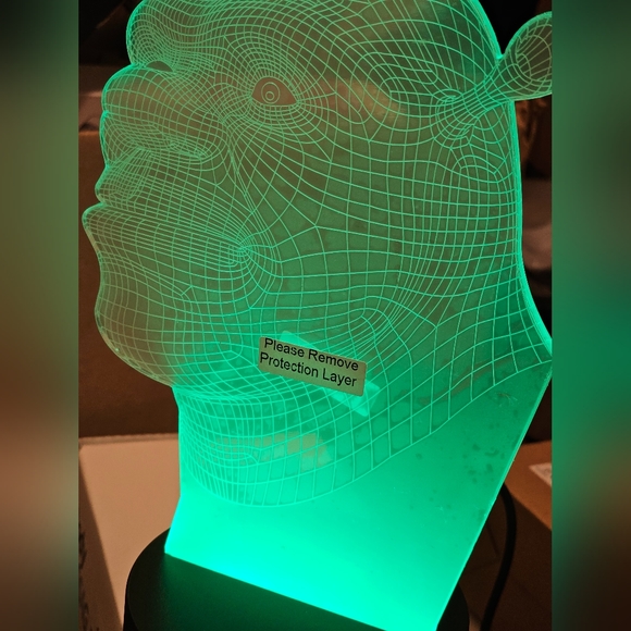 Shrek 3D LED Visual Night Light - Picture 5 of 9